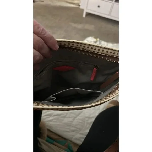 Nine West Women's Pink Satchel Handbag with Multiple Pockets - Picture 3 of 10